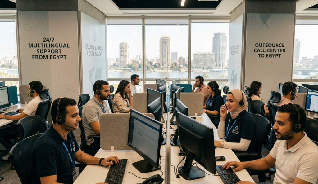Outsource call center to Egypt